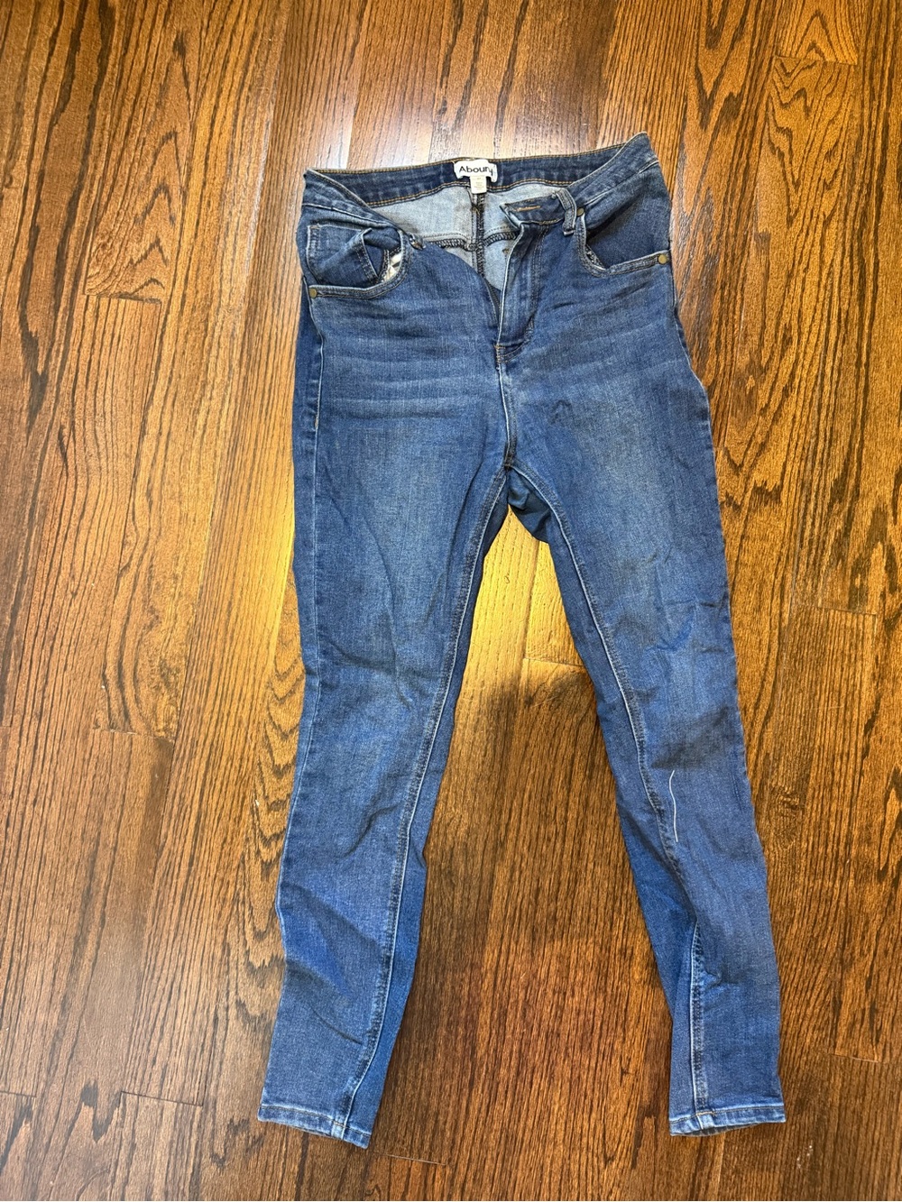 a new day Dark Blue High-Rise Skinny Jeans